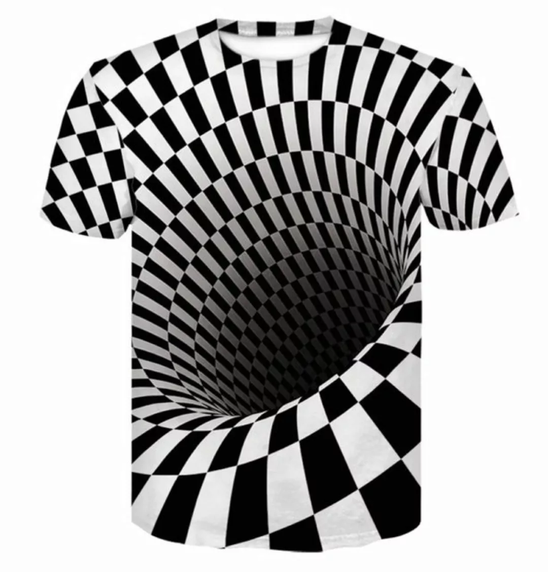 Tinisu T-Shirt 3D-Druck T-Shirt (Unisex/rundhals) - Atmungsaktiv - Sport + günstig online kaufen