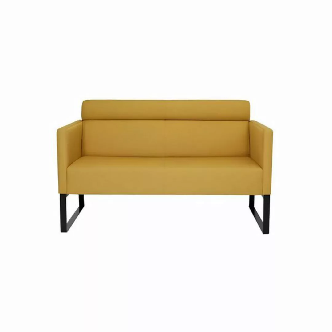 Xlmoebel Sofa Neues gelbes Designer-Sofa für das Wohnzimmer, 2-Sitzer aus L günstig online kaufen