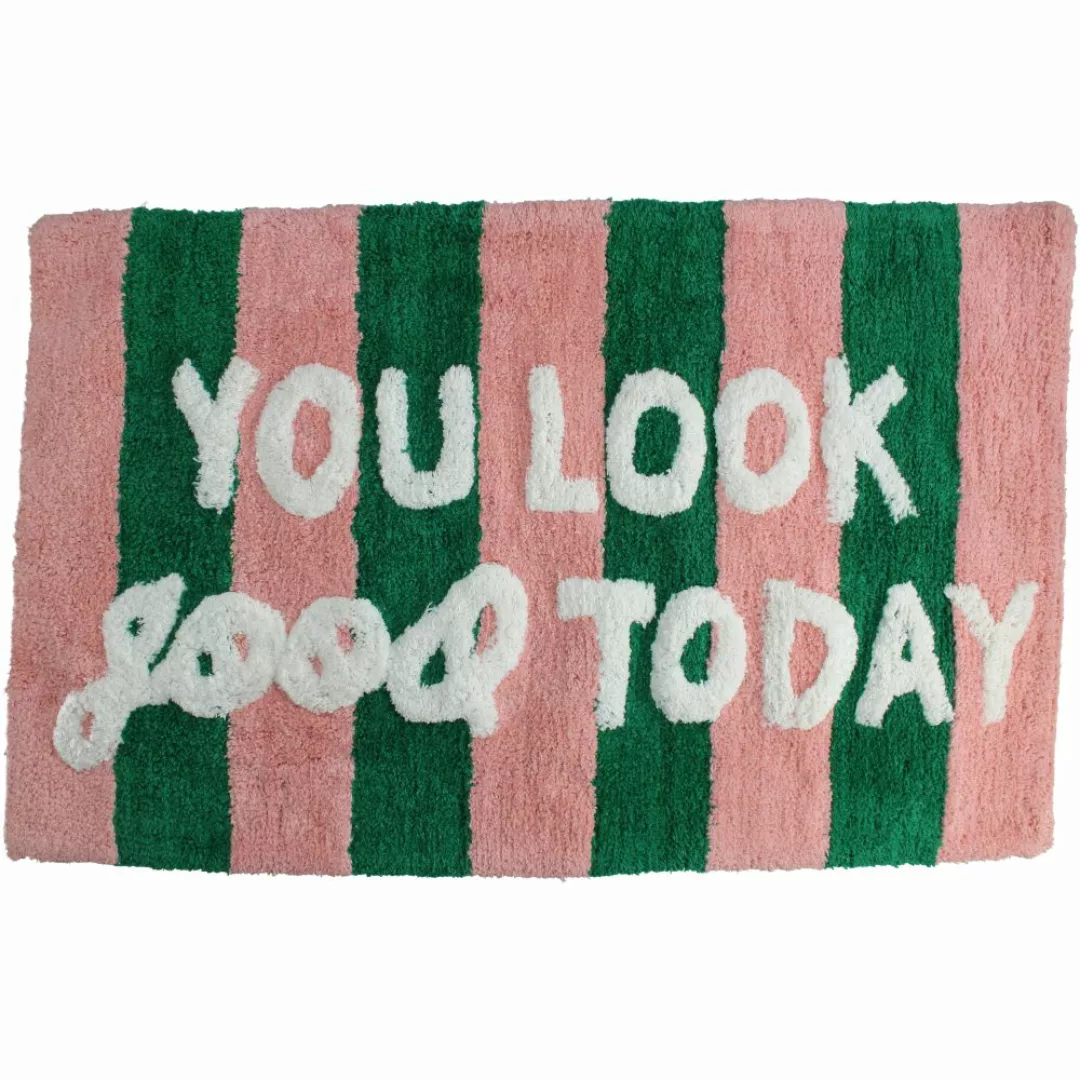 Badematte "you look good today" 50x80cm günstig online kaufen