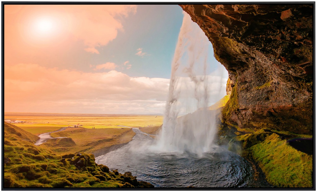 Papermoon Infrarotheizung »Erstaunlicher Wasserfall Island«, sehr angenehme günstig online kaufen