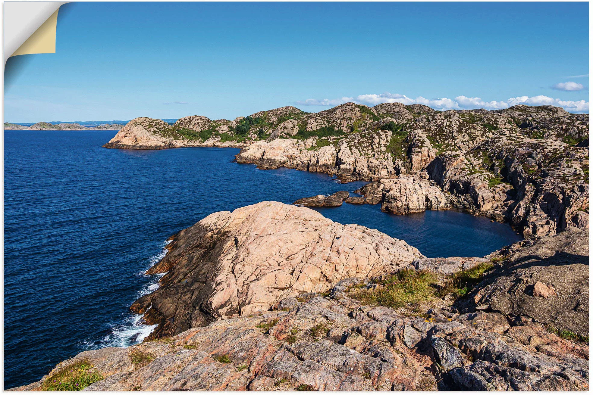 Artland Wandfolie »Halbinsel Lindesnes in Norwegen«, Küstenbilder, (1 St.), günstig online kaufen