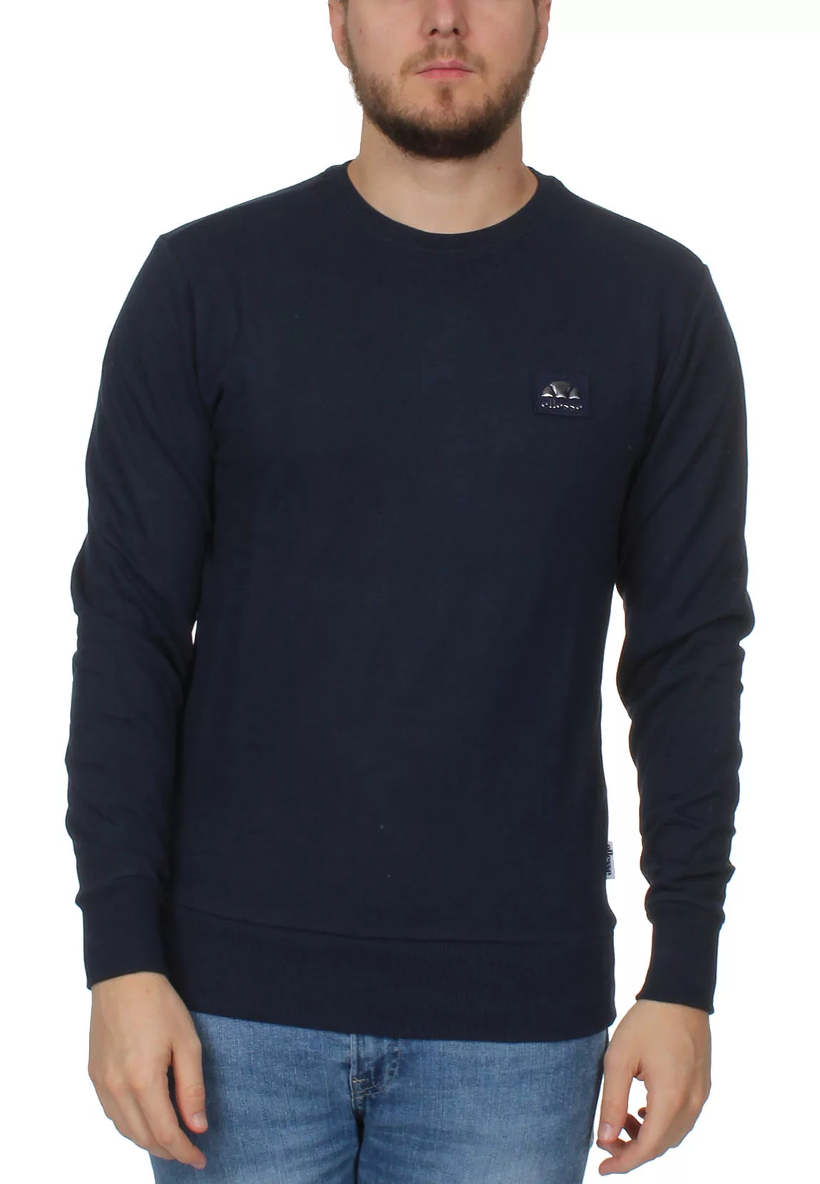 Ellesse Sweater Herren BUFALINO CREW SWEATSHIRT Dunkelblau Navy günstig online kaufen