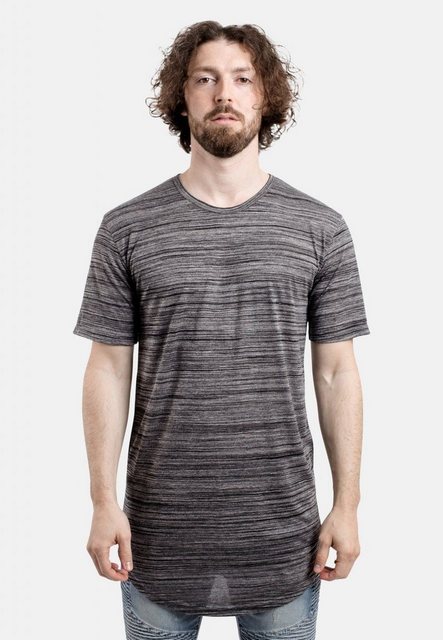 Blackskies T-Shirt Round Longshirt T-Shirt Schwarz Mixed Medium günstig online kaufen