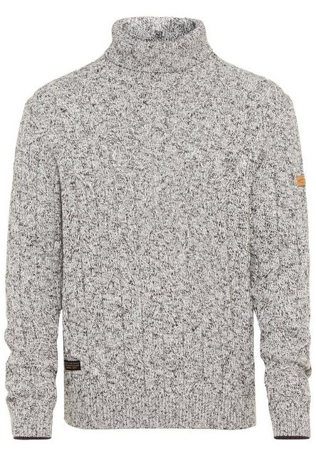 camel active Sweatshirt Knit 1/1 Rollneck, Beige günstig online kaufen