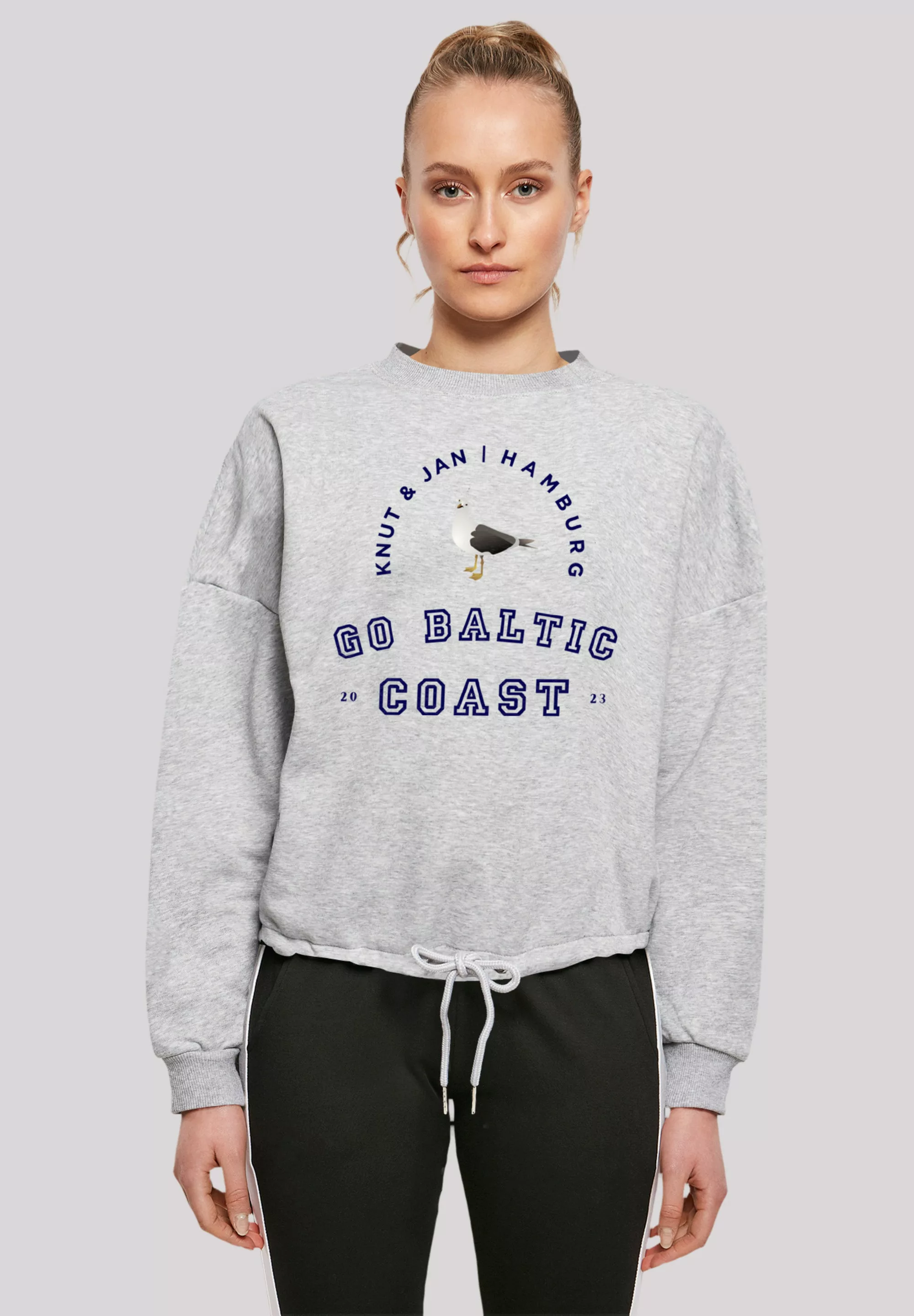 F4NT4STIC Sweatshirt "Möwe Knut & Jan Hamburg", Print günstig online kaufen