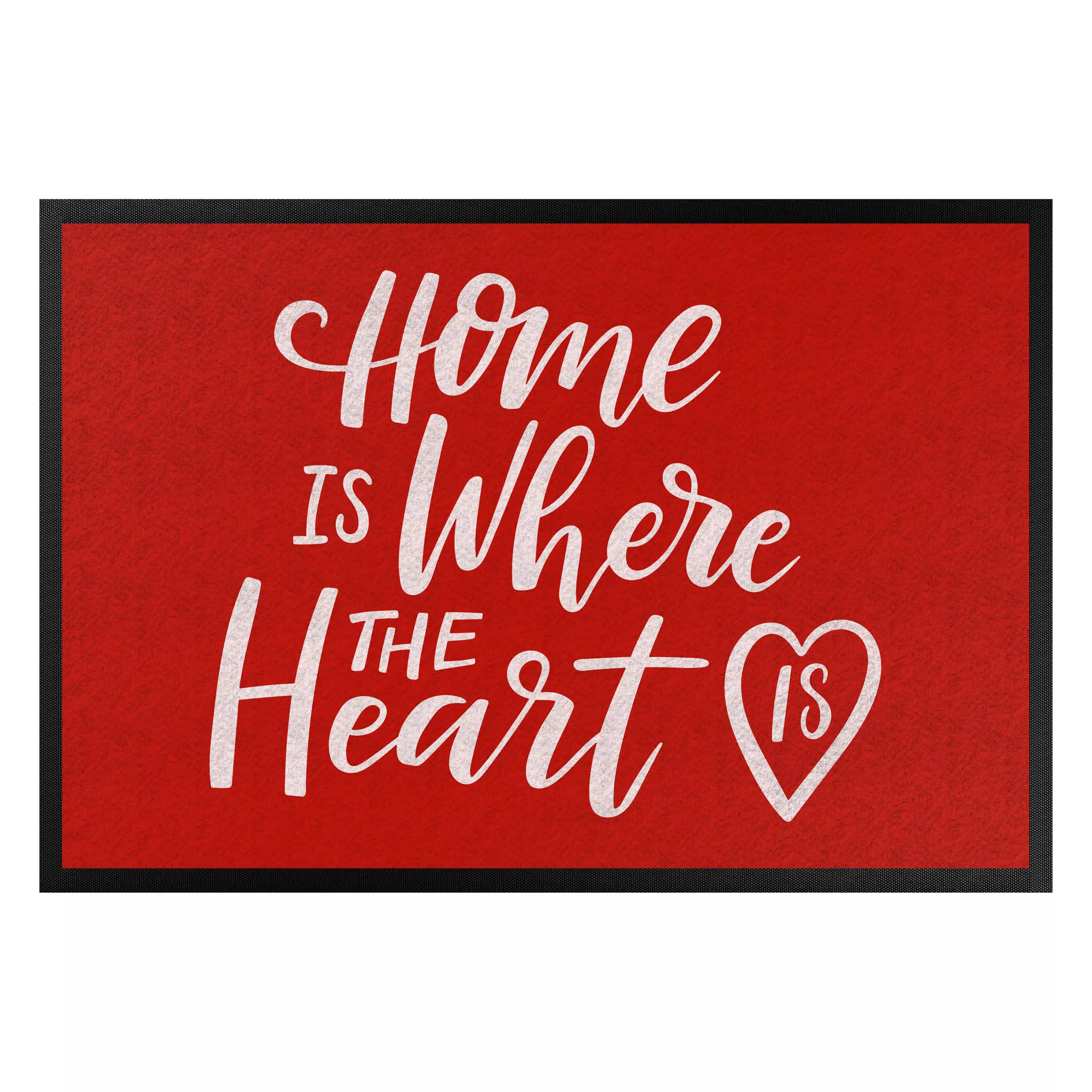 Fußmatte Home is where the heart is günstig online kaufen