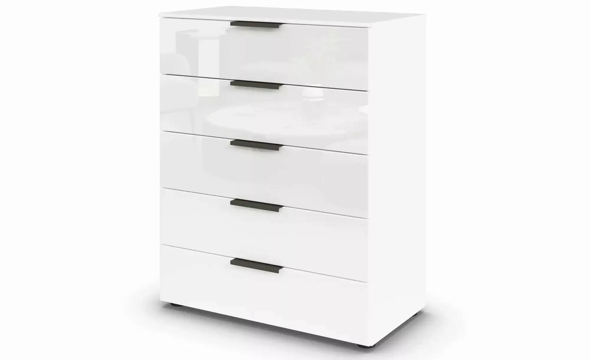 Kommode   ¦ weiß ¦ Maße (cm): B: 80 H: 100 Kommoden & Sideboards > Kommoden günstig online kaufen