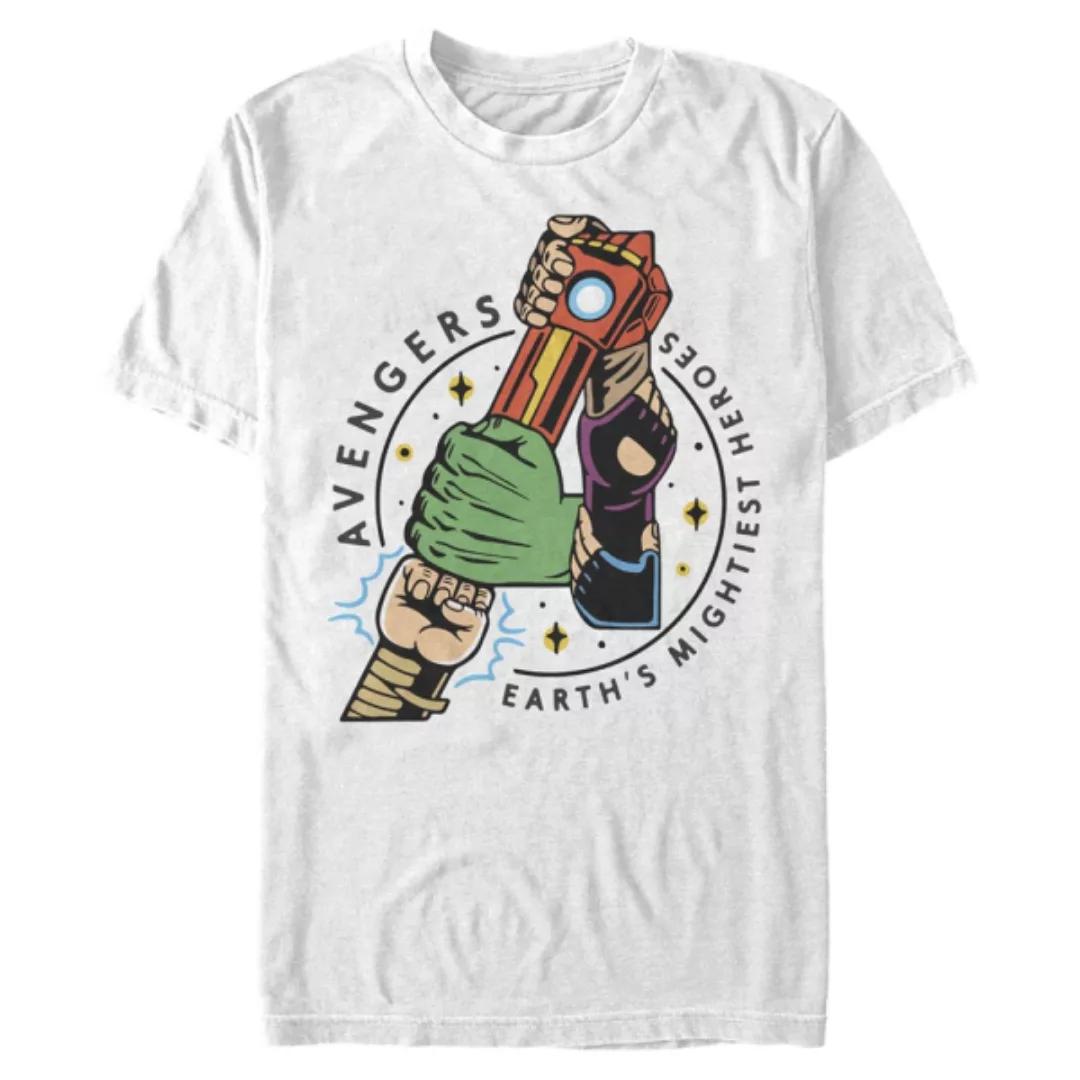 Marvel - Avengers - Logo Avenger Hands - Männer T-Shirt günstig online kaufen