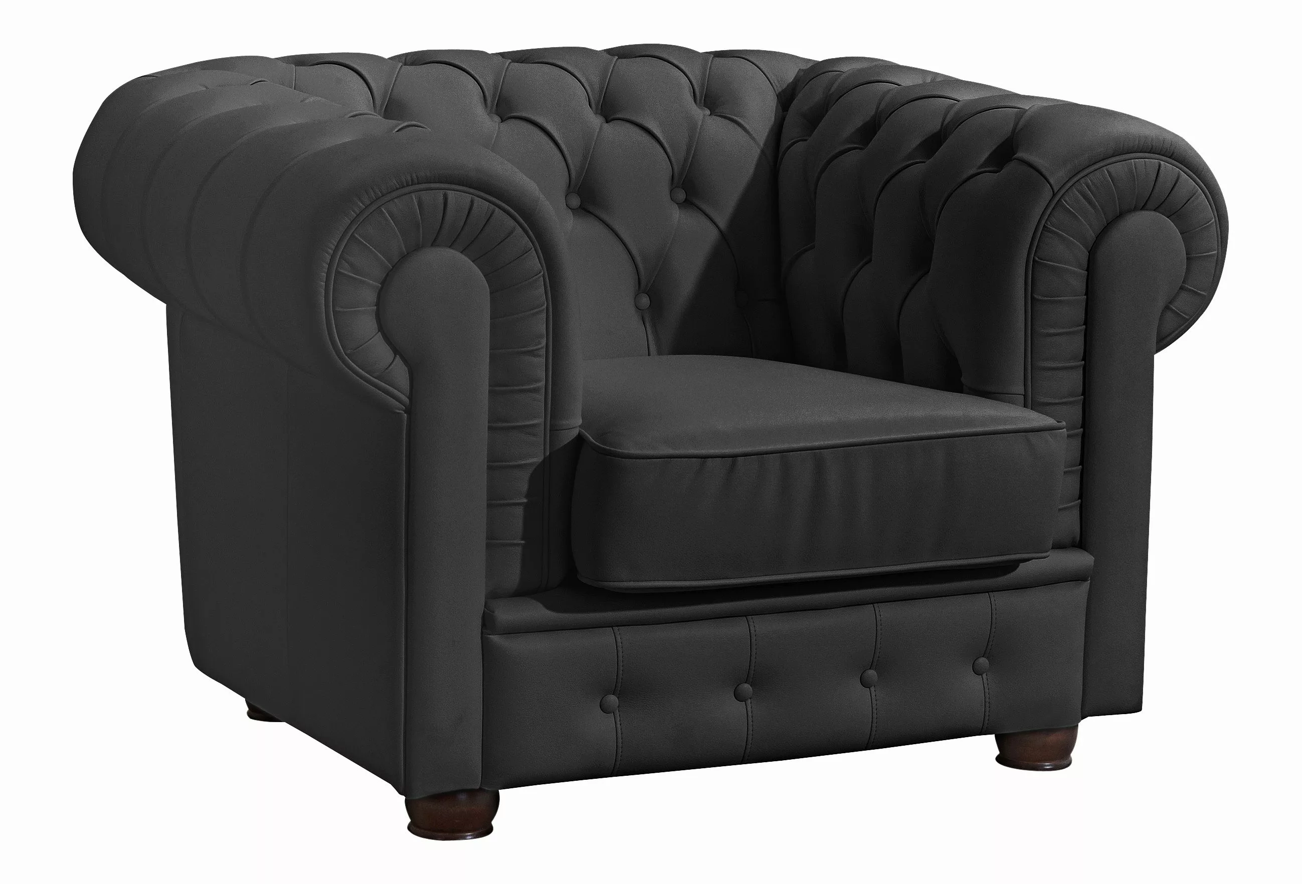 Max Winzer® Chesterfield-Sessel »Windsor, Loungesessel«, mit edler Knopfhef günstig online kaufen