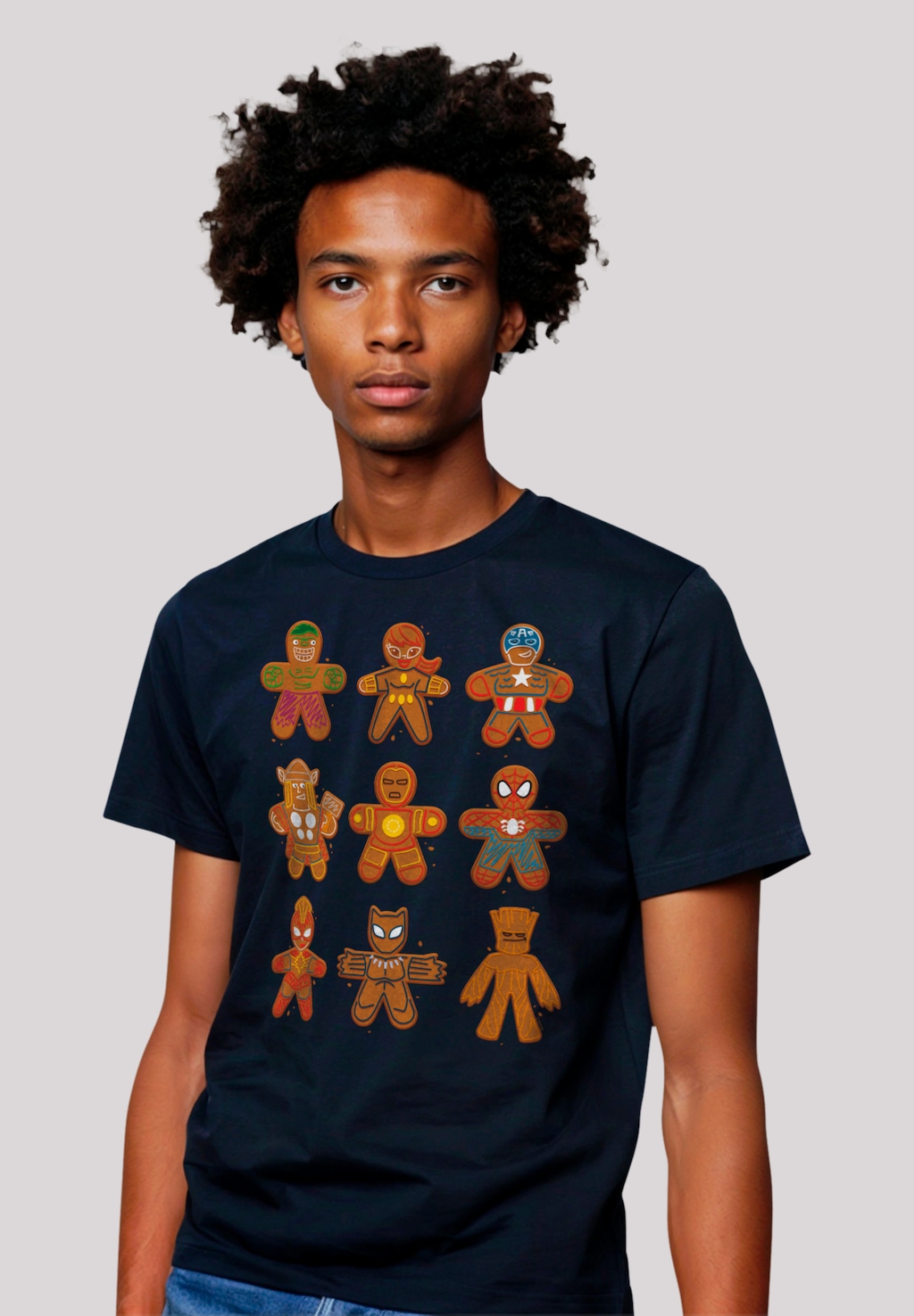 F4NT4STIC T-Shirt "Marvel Universe Christmas Gingerbread Avengers", Premium günstig online kaufen