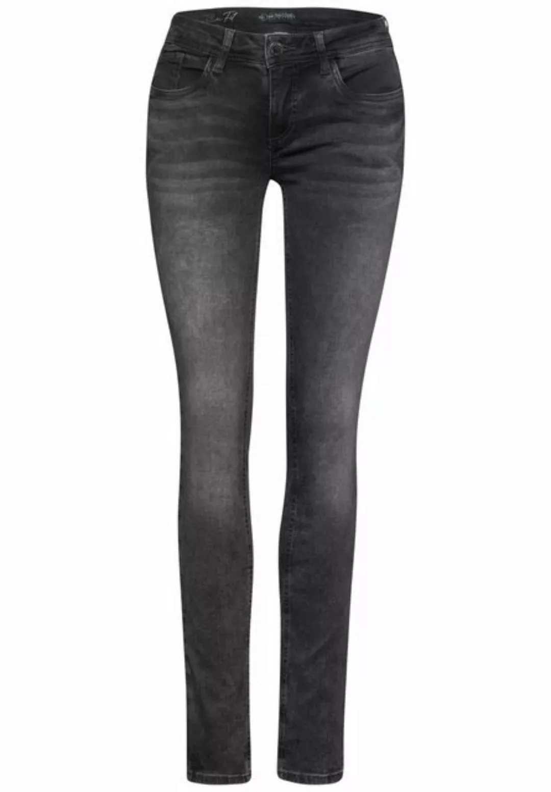 STREET ONE Slim-fit-Jeans, Middle Waist günstig online kaufen