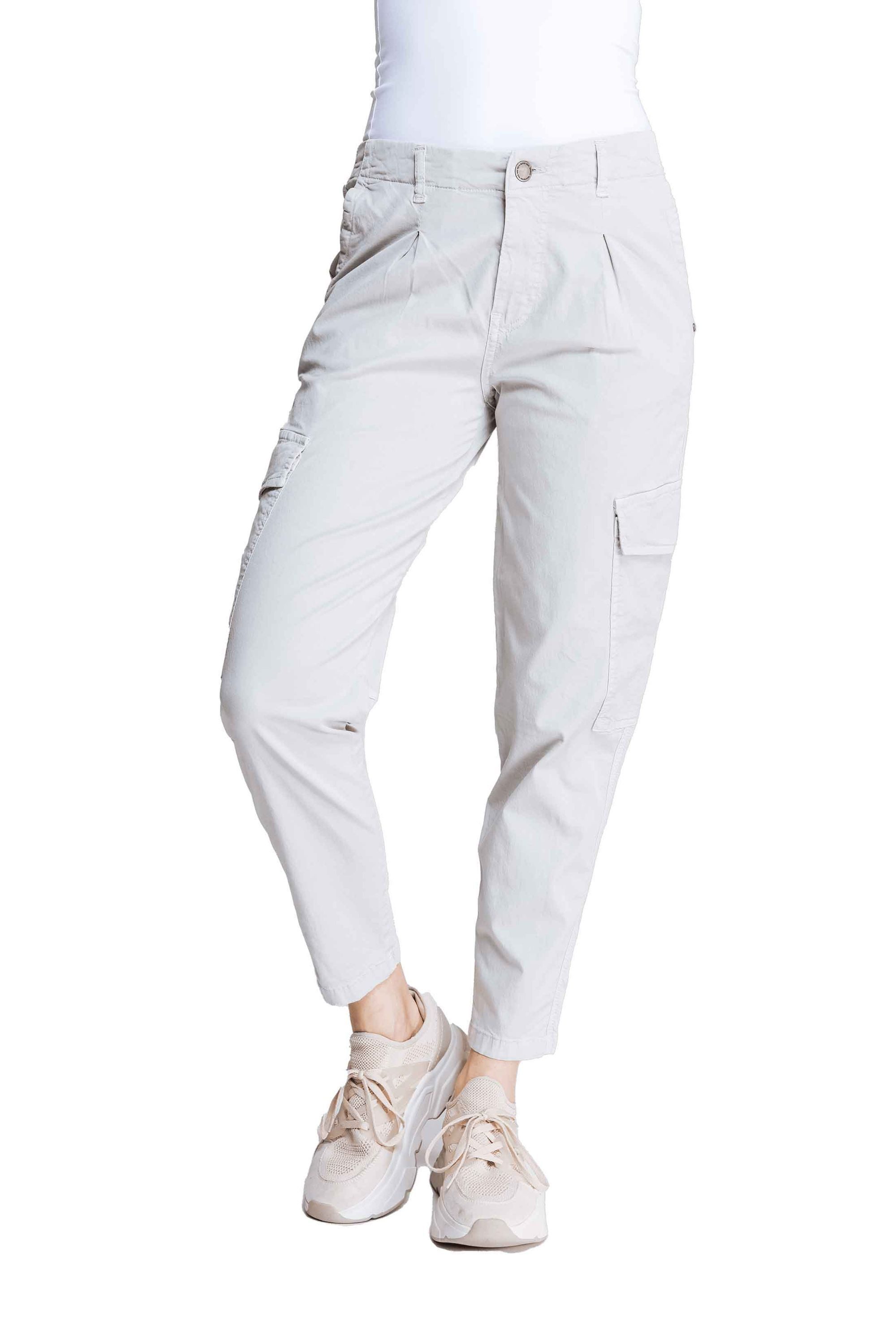 Zhrill Stoffhose Cargohose CALLA Grau (0-tlg) günstig online kaufen