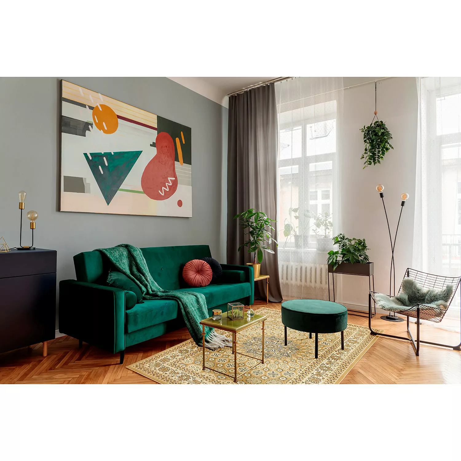 LUXOR living Teppich »Kendra«, rechteckig, Orient-Optik, Wohnzimmer günstig online kaufen