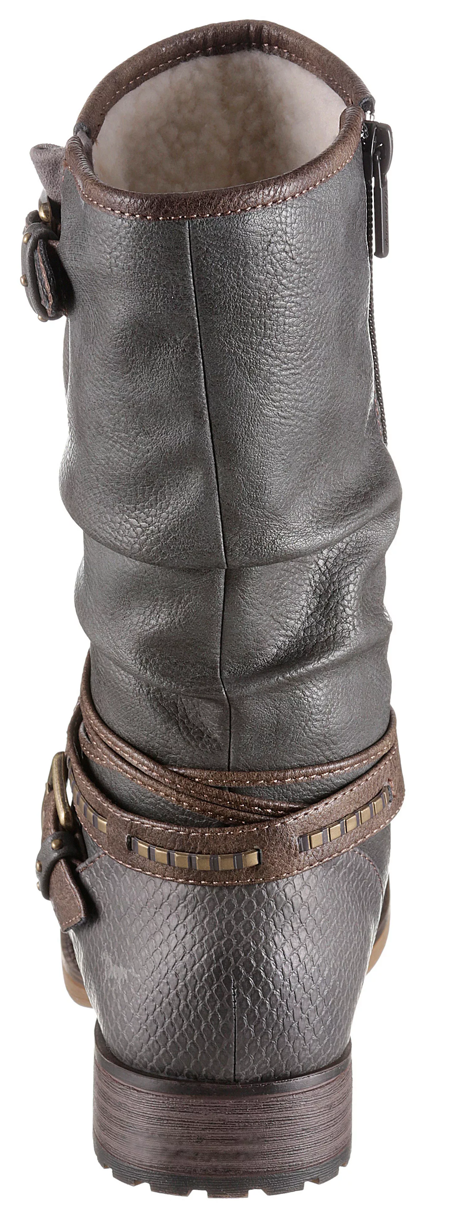 Mustang Shoes Winterstiefel, Stiefelette, Winterboots mit Zierschnallen am günstig online kaufen