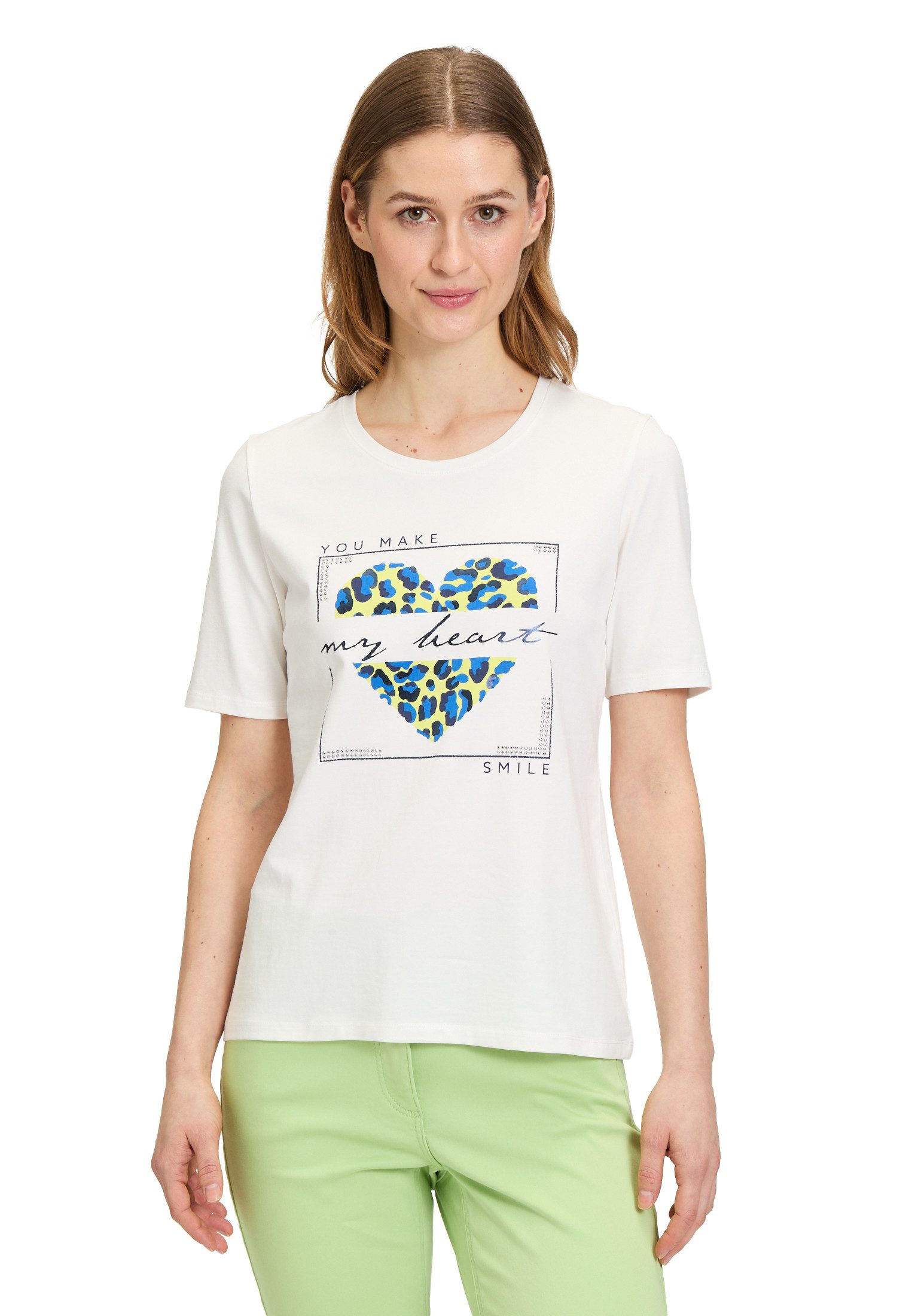 Betty Barclay Kurzarmshirt "Betty Barclay Damen Basic Shirt mit Aufdruck", günstig online kaufen