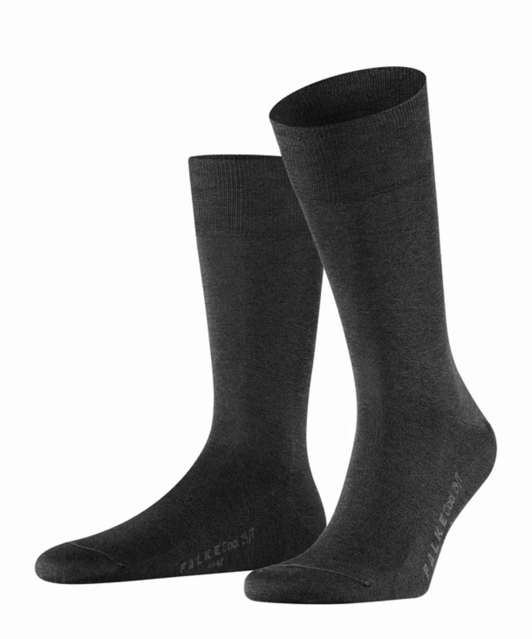 FALKE Cool 24/7 Herren Socken, 49-50, Grau, Uni, Baumwolle, 13230-308008 günstig online kaufen