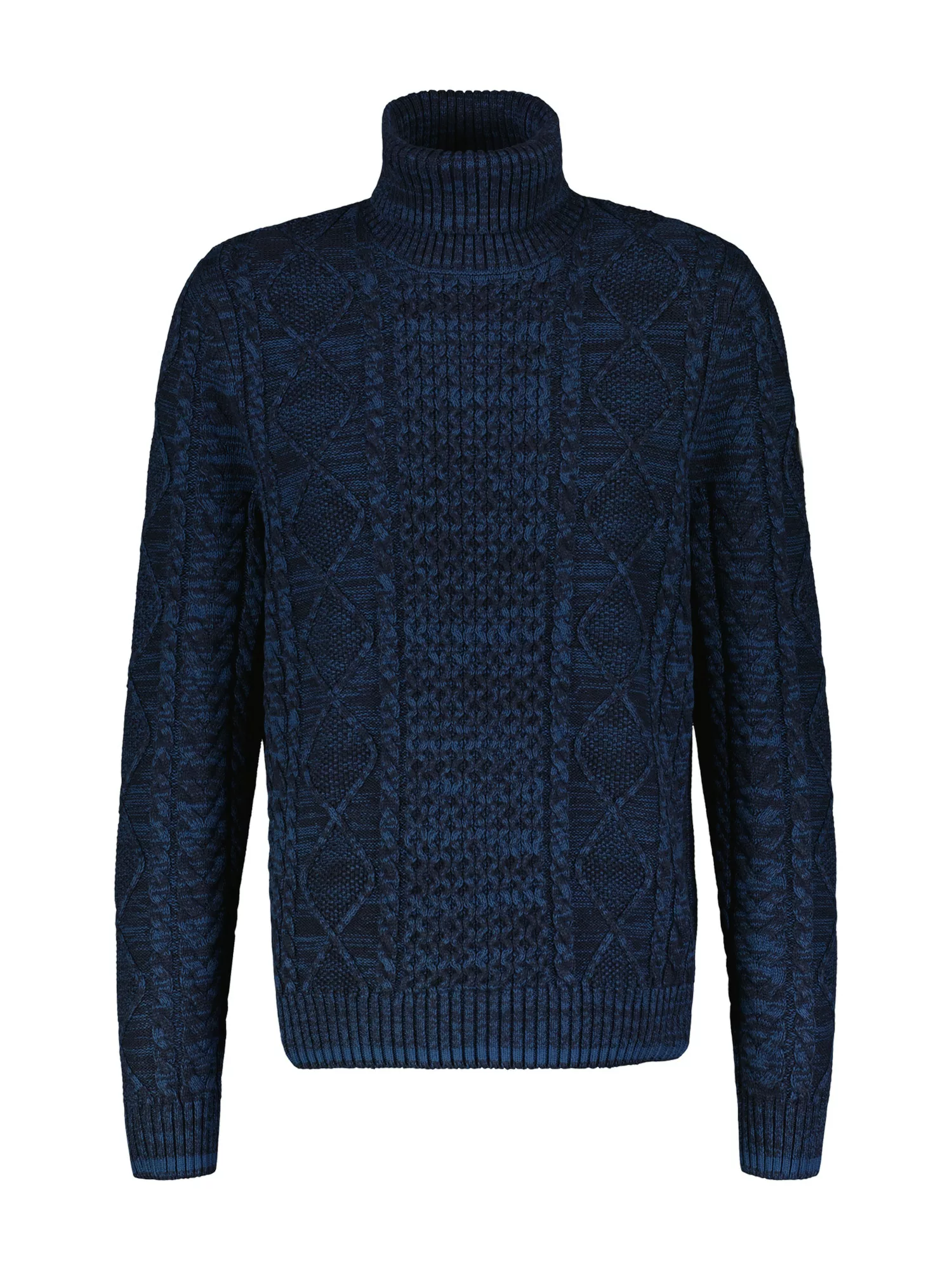 LERROS Strickpullover "LERROS Jacquard-Rollkragenpullover" günstig online kaufen