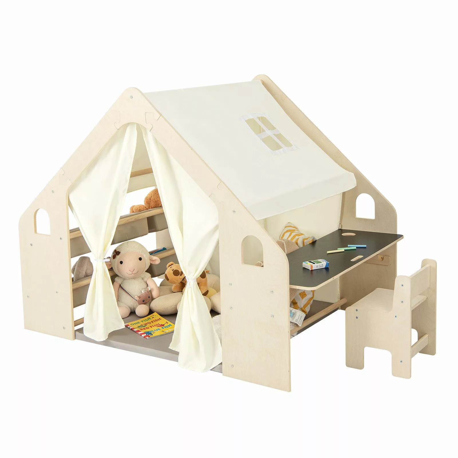 COSTWAY Spielzelt (6-tlg) 6 in 1 günstig online kaufen
