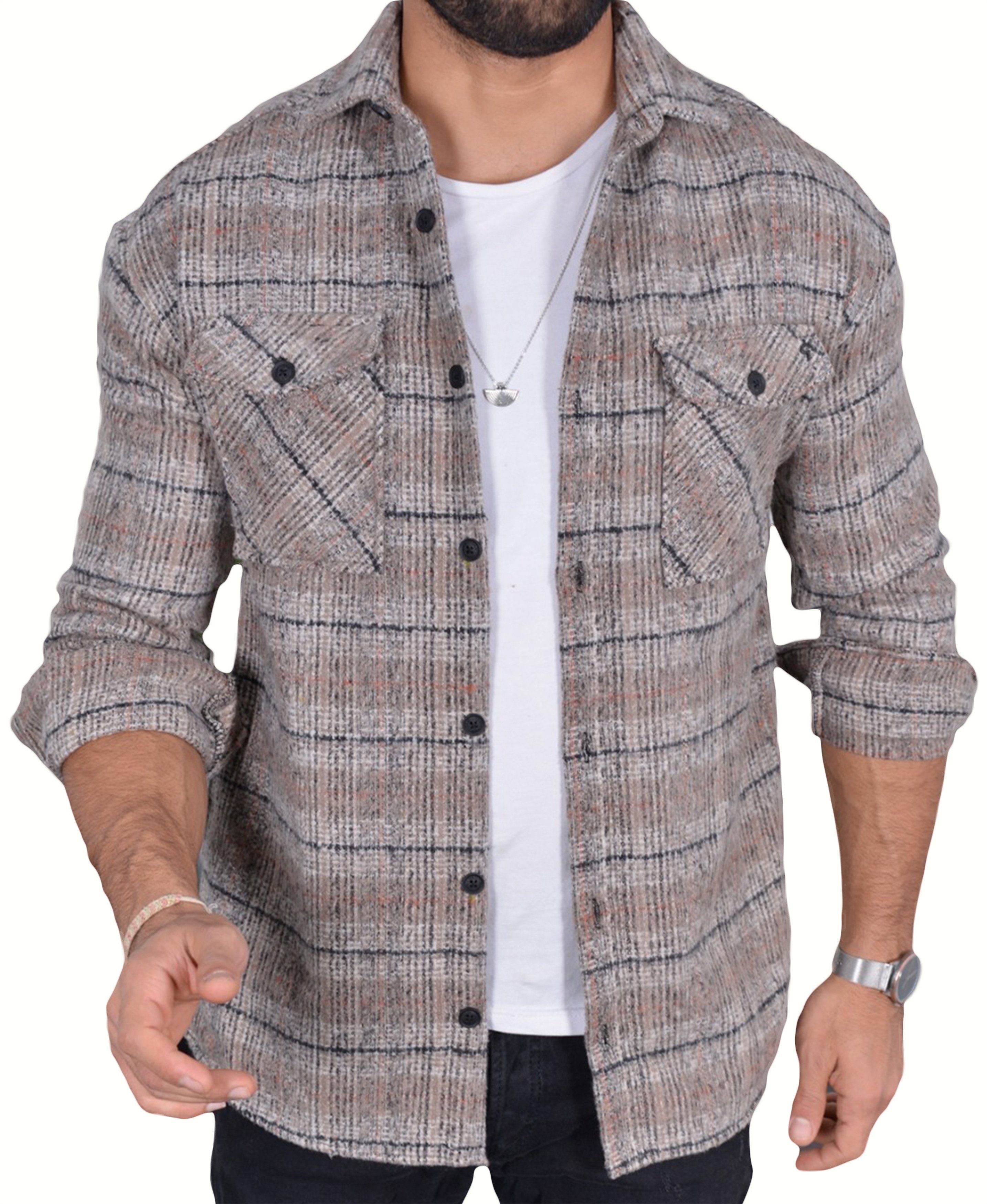 Megaman Jeans Flanellhemd Herren Holzfällerhemd Flanellhemd günstig online kaufen