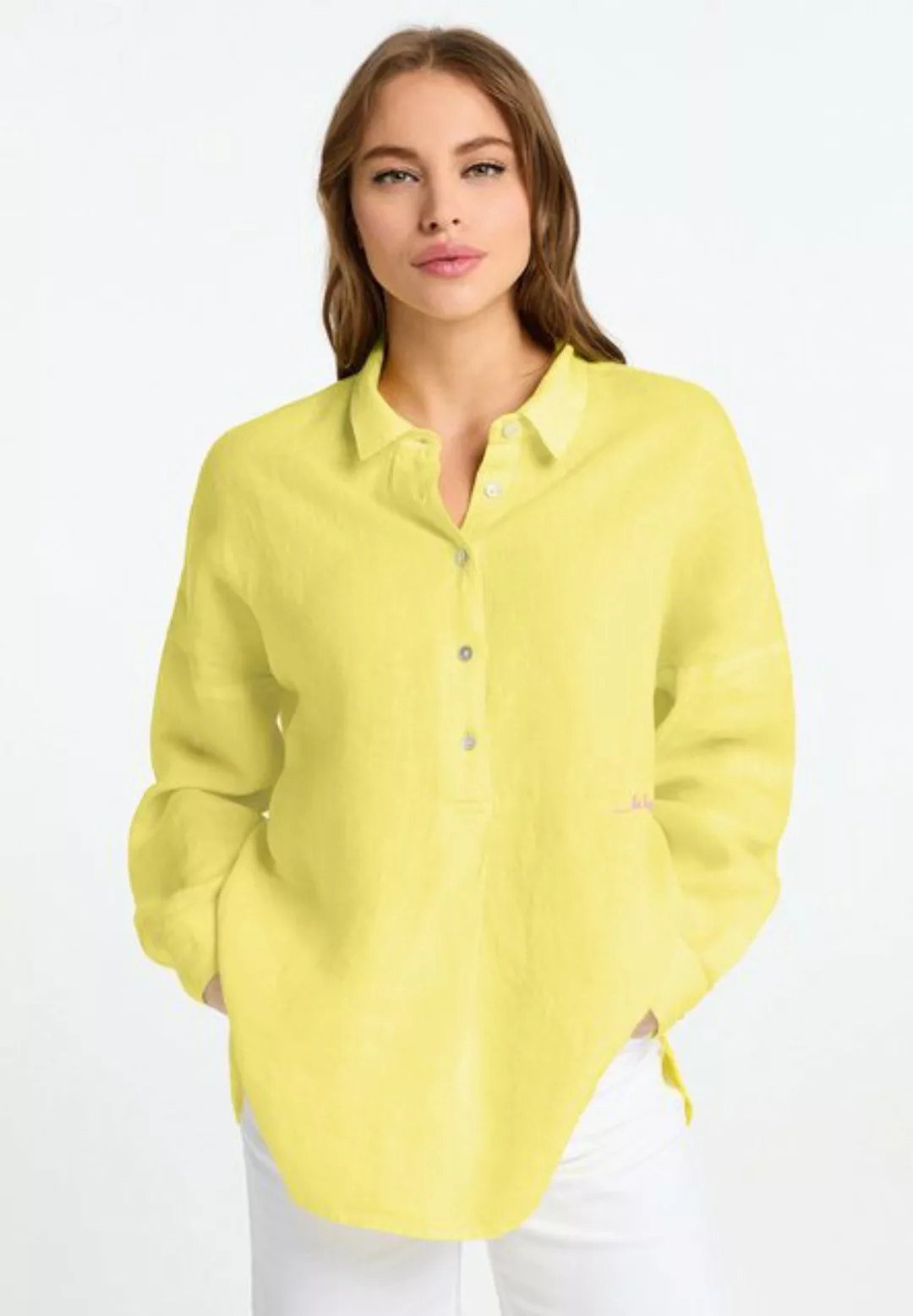 Frieda & Freddies NY Klassische Bluse Blouse mit Knopfleiste günstig online kaufen