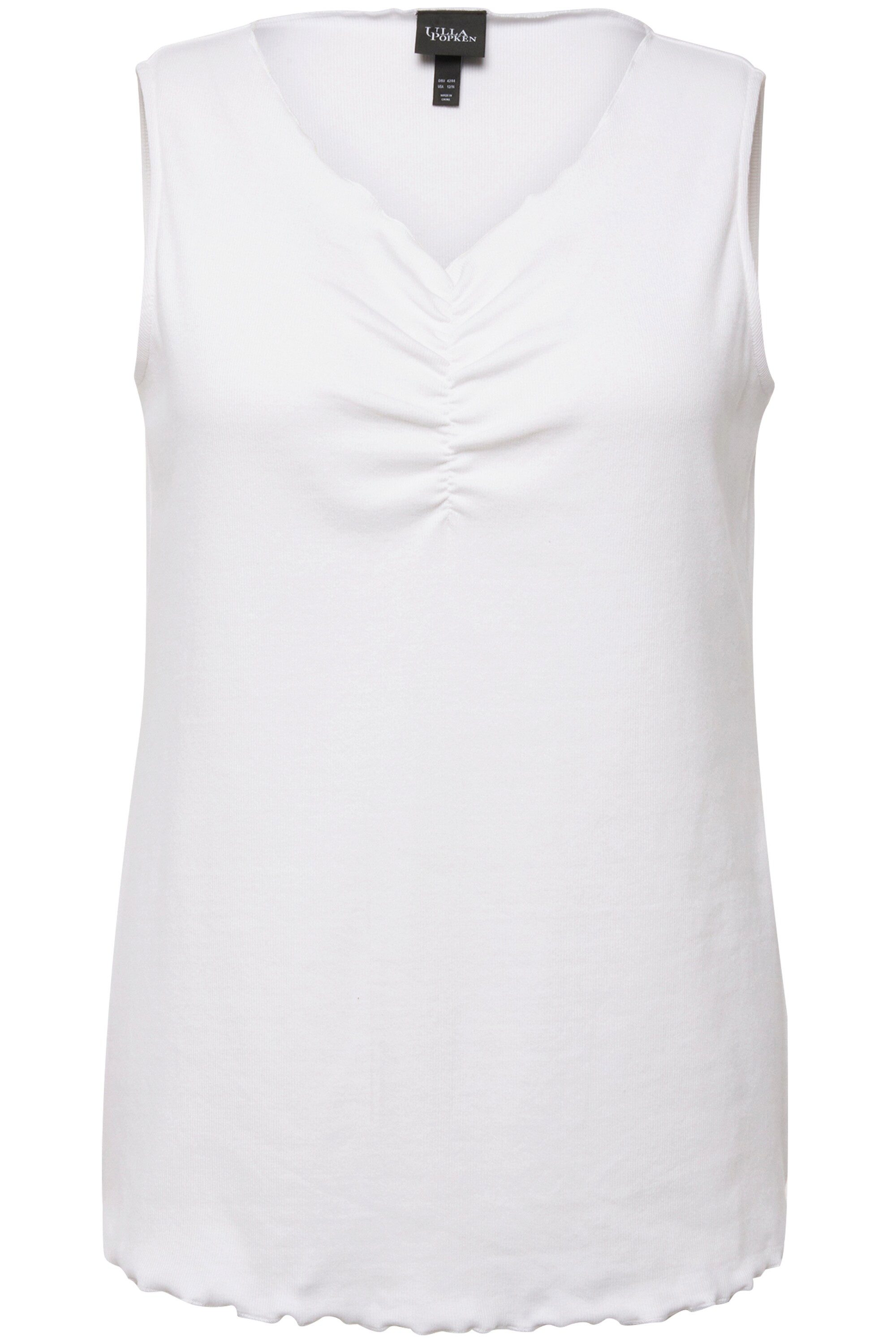 Ulla Popken Longtop Ripptop Wellenkanten Slim günstig online kaufen