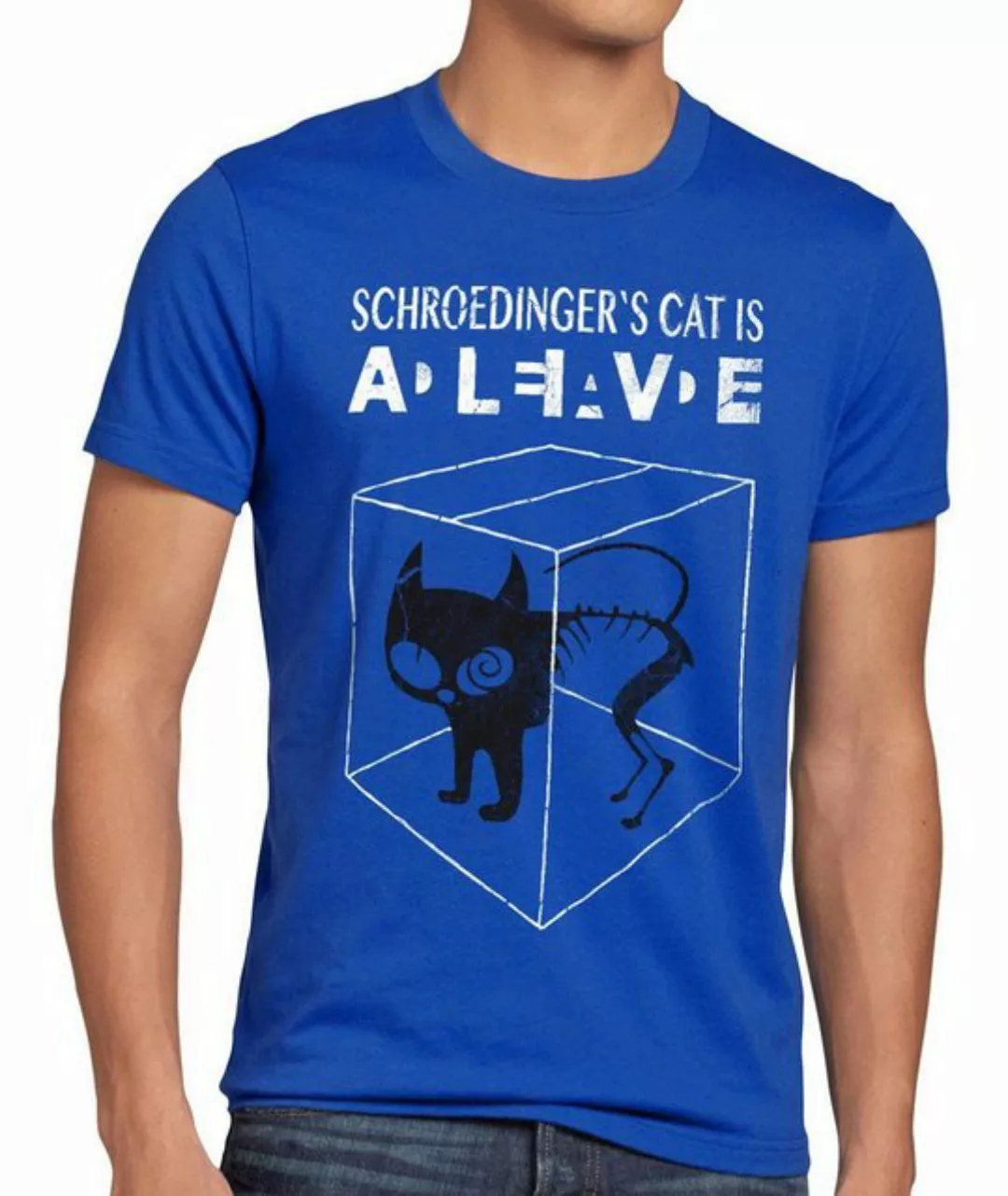 style3 Print-Shirt Herren T-Shirt Schroedinger's Katze Big Bang Sheldon sch günstig online kaufen