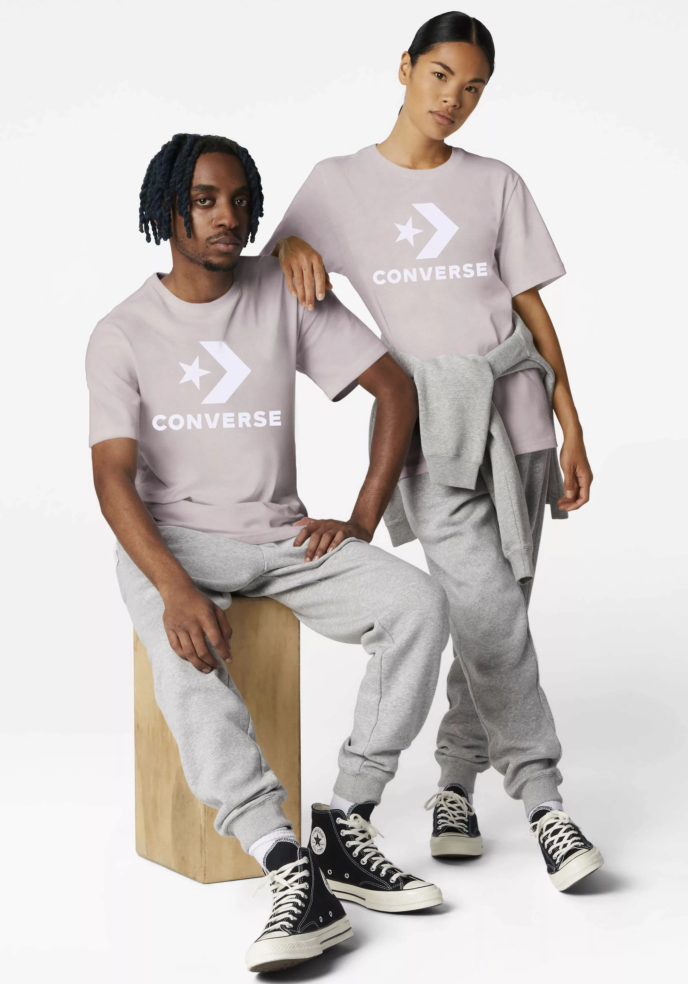Converse T-Shirt UNISEX CONVERSE GO-TO STAR CHEVRON LOGO STANDARD FIT T-SHI günstig online kaufen