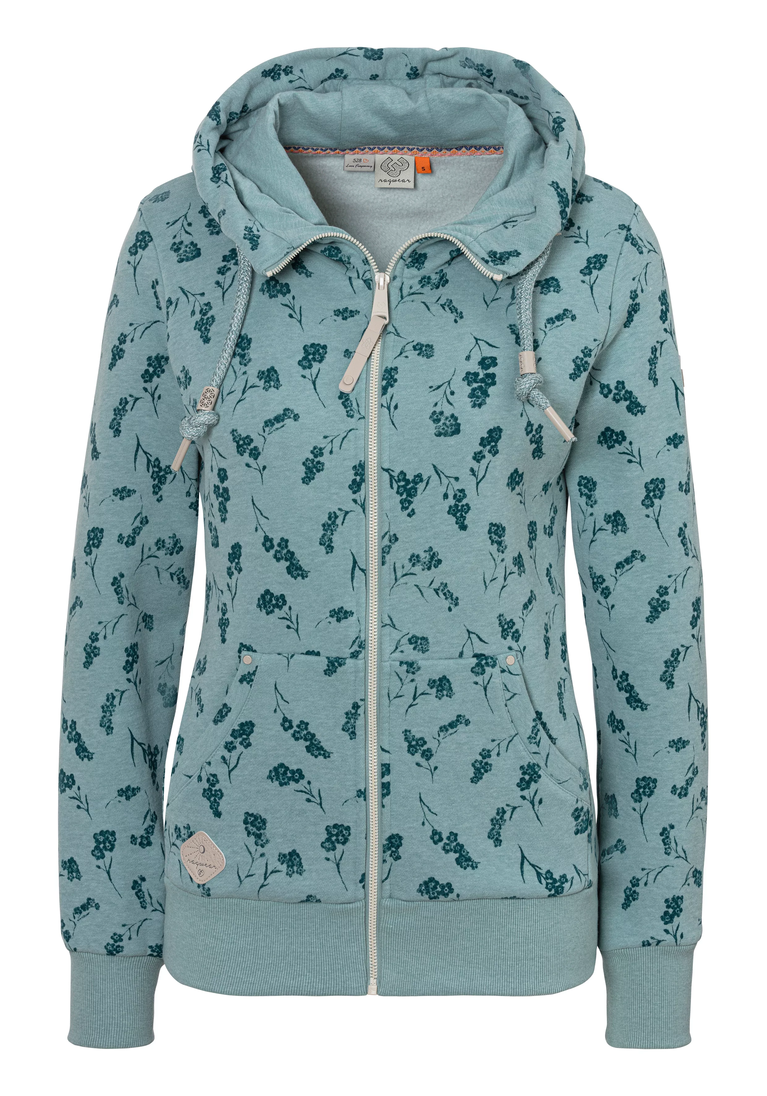 Ragwear Sweatjacke "NESKA FLOWER ZIP COMFY", mit Alloverdruck und gemütlich günstig online kaufen