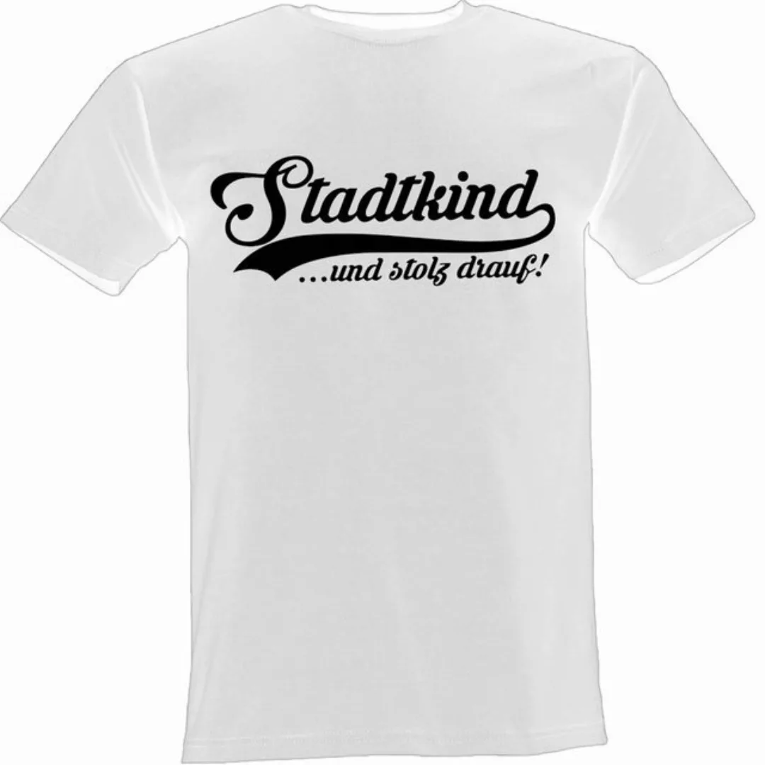 Lustige & Witzige T-Shirts T-Shirt T-Shirt Stadtkind und stolz drauf Fun-Sh günstig online kaufen