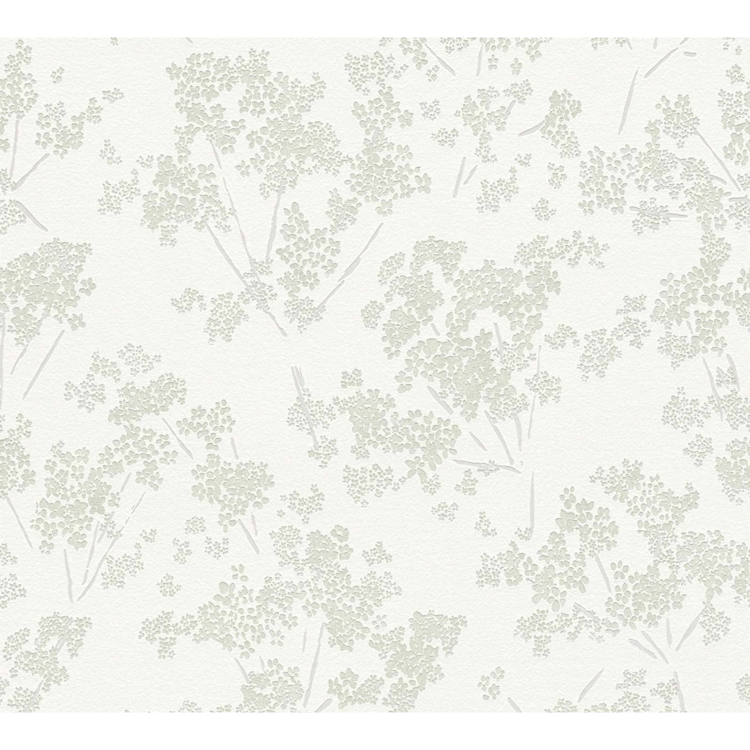 Bricoflor Japanische Kirschblüten Tapete Weiß Grün Moderne Florale Tapete H günstig online kaufen