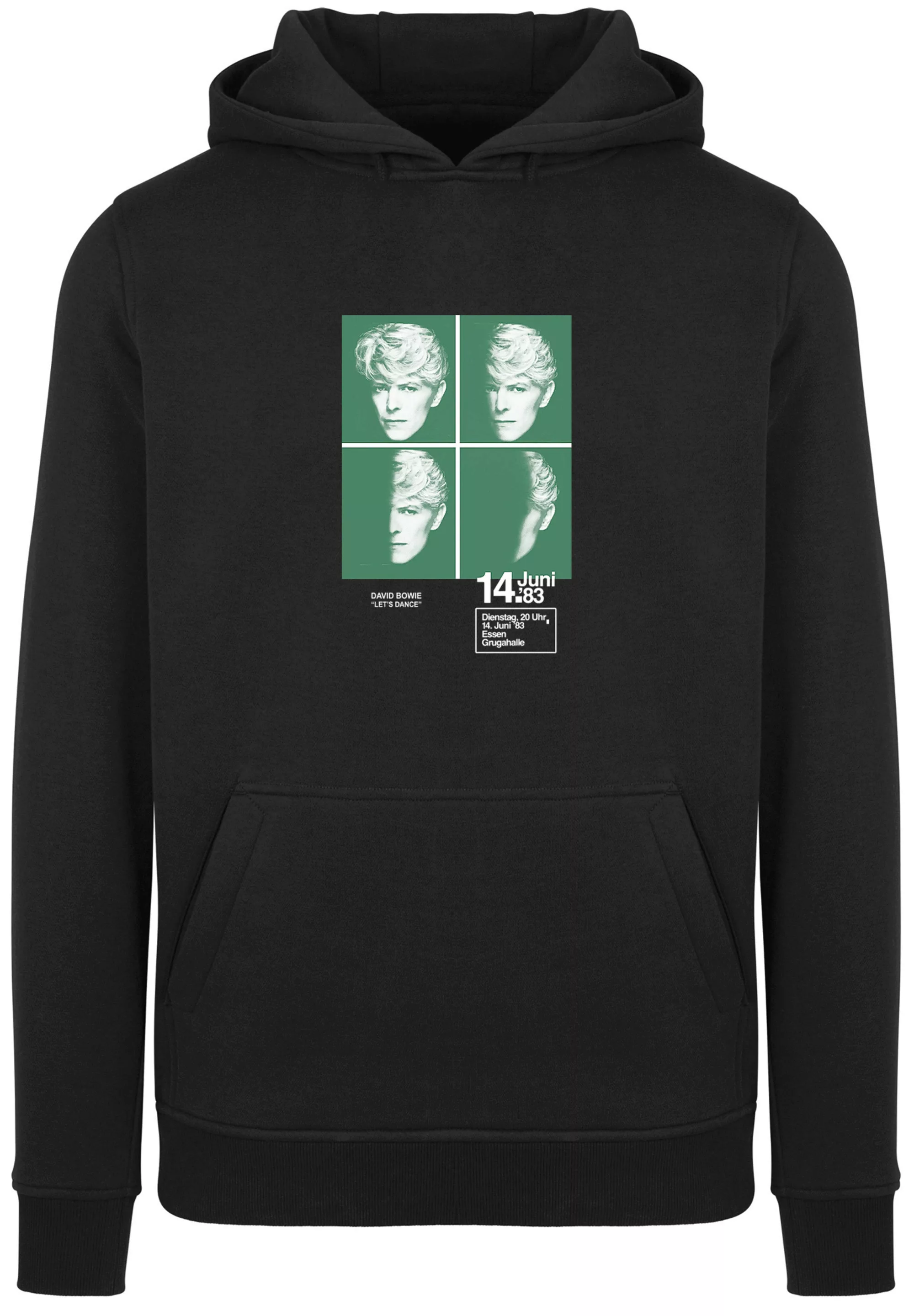 F4NT4STIC Sweatshirt "David Bowie 1983 Concert Poster", Herren,Premium Merc günstig online kaufen