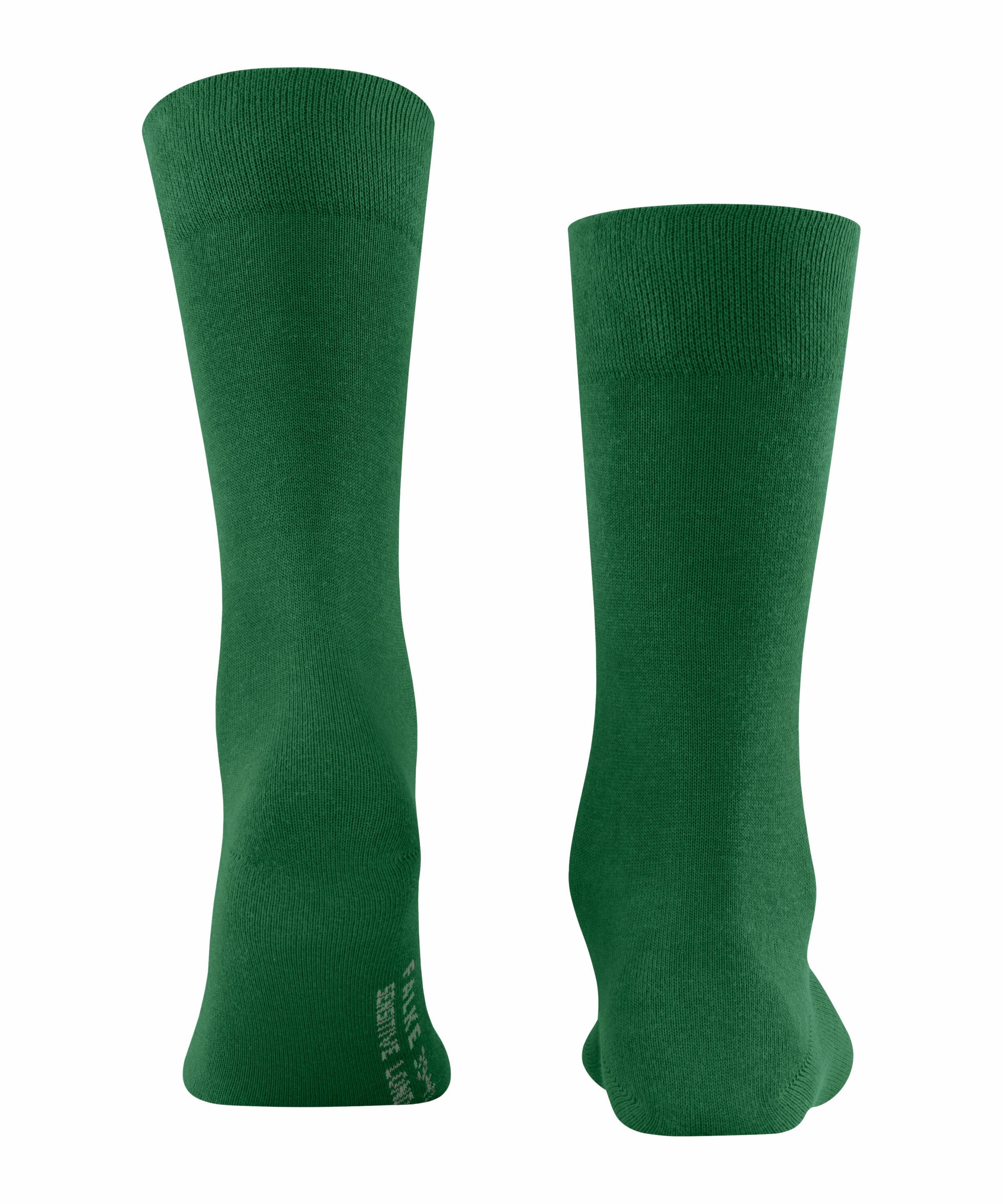 FALKE Sensitive London Herren Socken, 39-42, Grün, Uni, Baumwolle, 14616-74 günstig online kaufen