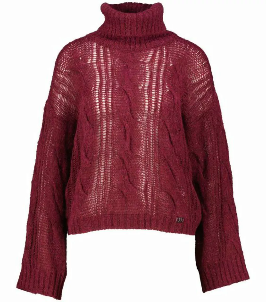 Liu Jo Strickpullover Damen Strickpullover mit Zopfmuster günstig online kaufen