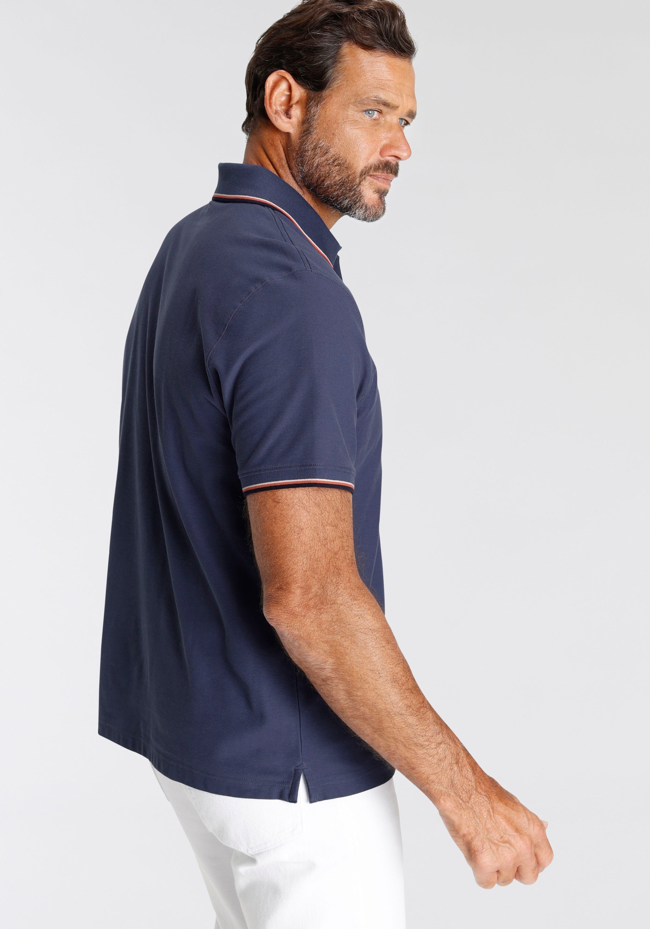 Man's World Poloshirt Kurzarm, mit coolem günstig online kaufen