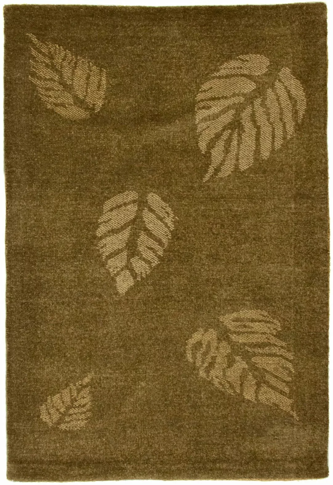 morgenland Orientteppich »Ziegler - 93 x 64 cm - olivgrün«, rechteckig, Woh günstig online kaufen