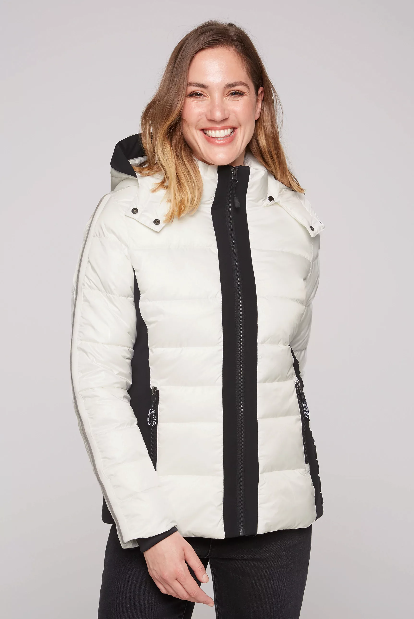 SOCCX Winterjacke, mit Kapuze, mit abtrennbarer Kapuze günstig online kaufen