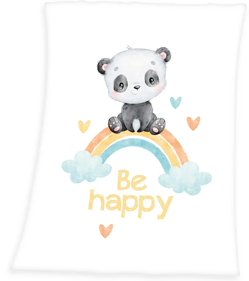 Baby Best Babydecke »Regenbogen Panda«, mit liebevollem Motiv günstig online kaufen