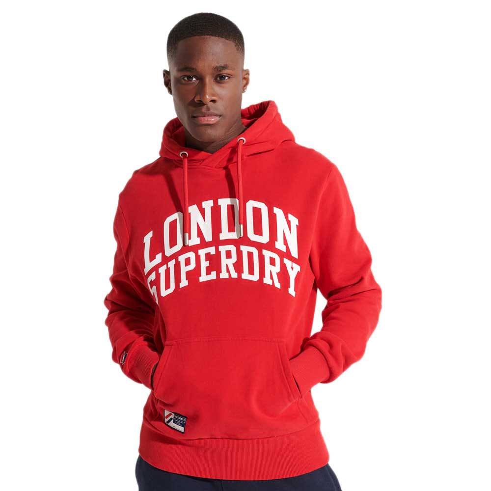 Superdry Code City College Kapuzenpullover L Grey Slub Grindle günstig online kaufen