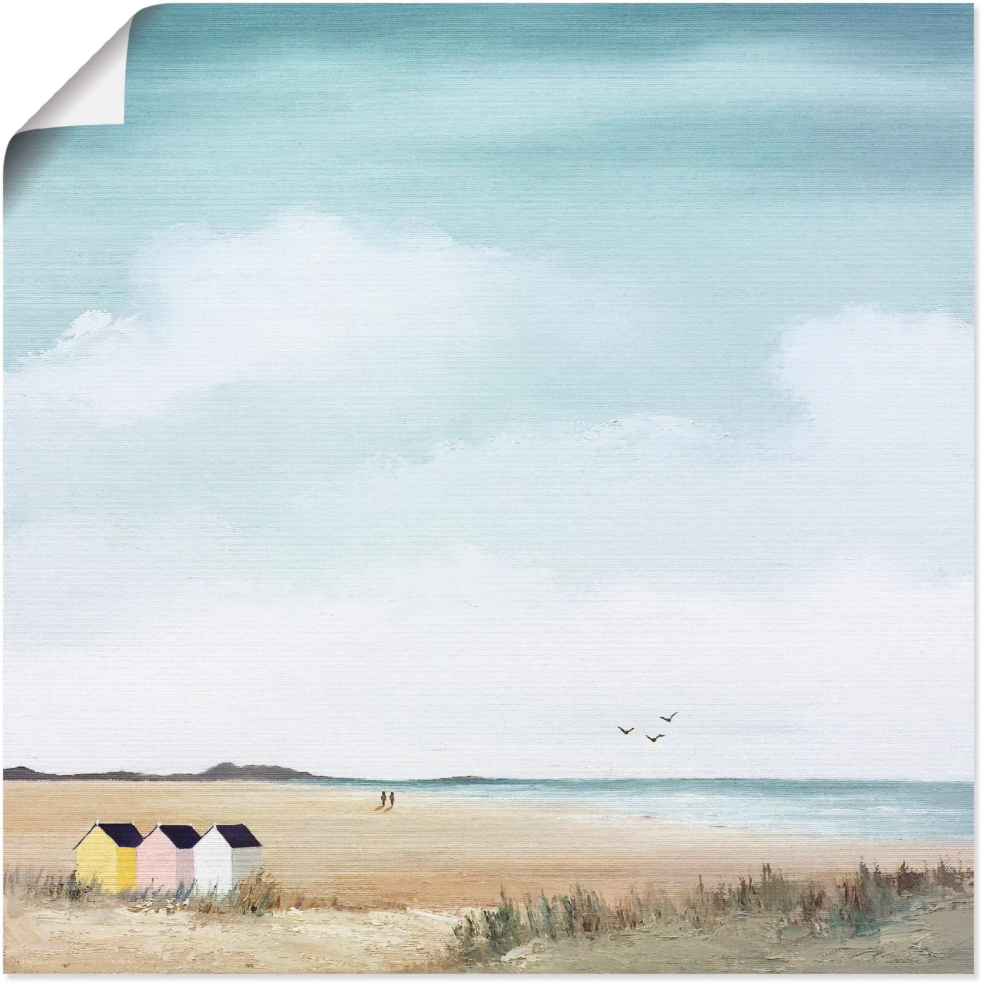 Artland Wandbild "Sonniger Morgen III", Strand, (1 St.) günstig online kaufen