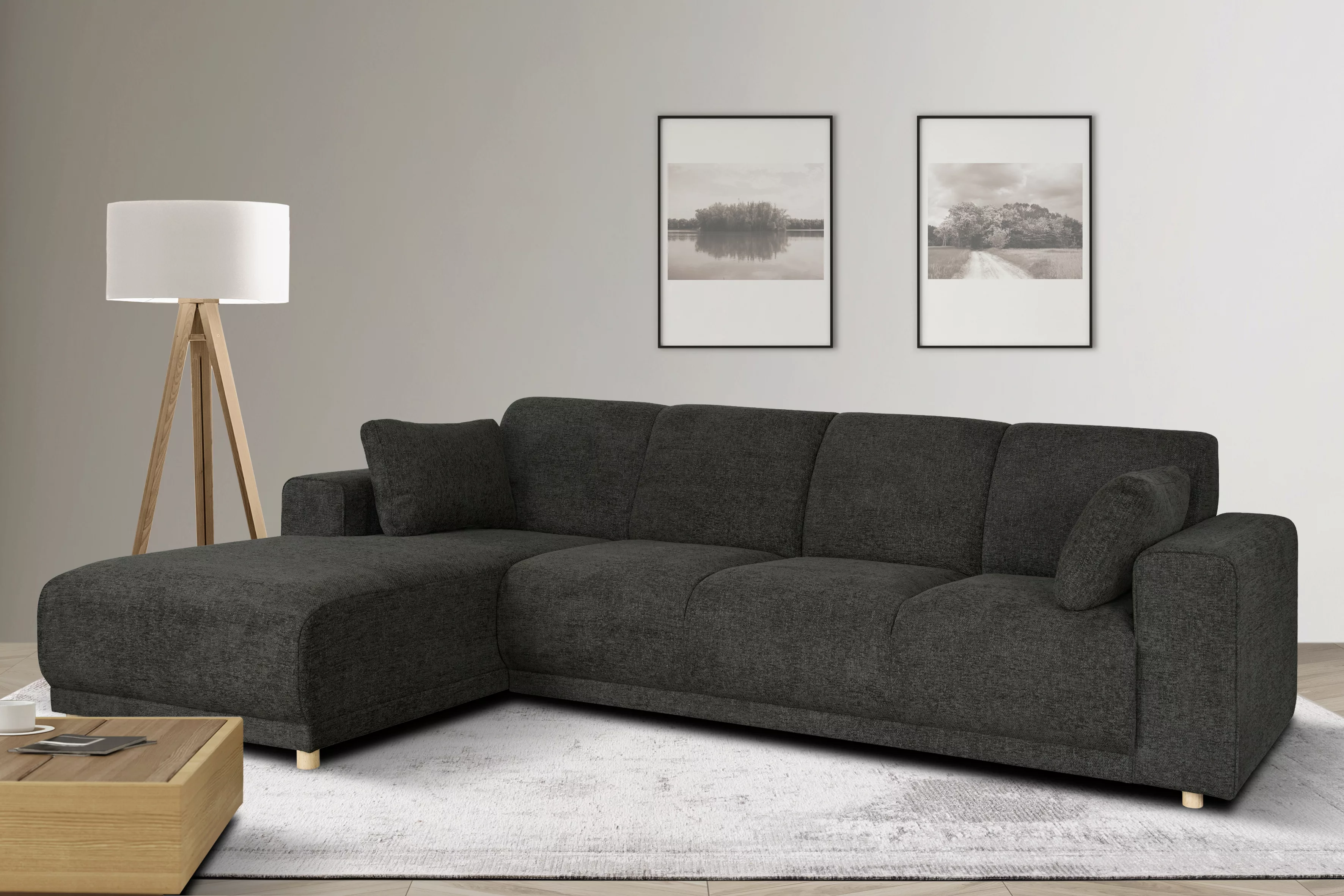 Home affaire Ecksofa »LEMPS wahlweise Recamiere links oder rechts L-Form«, günstig online kaufen