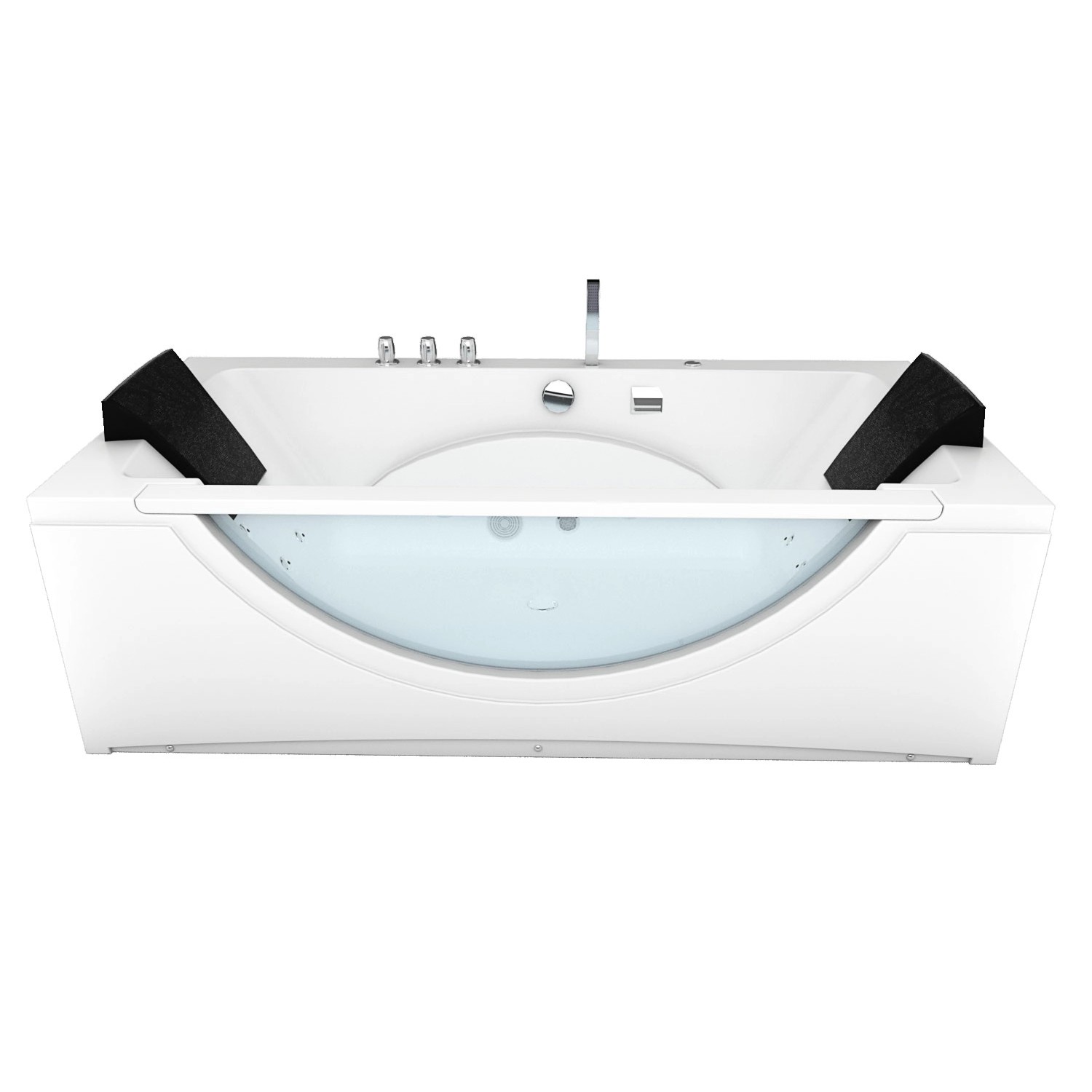 AcquaVapore Whirlpool Pool Badewanne Wanne W81-B 180x90 mit Farblichtherapi günstig online kaufen