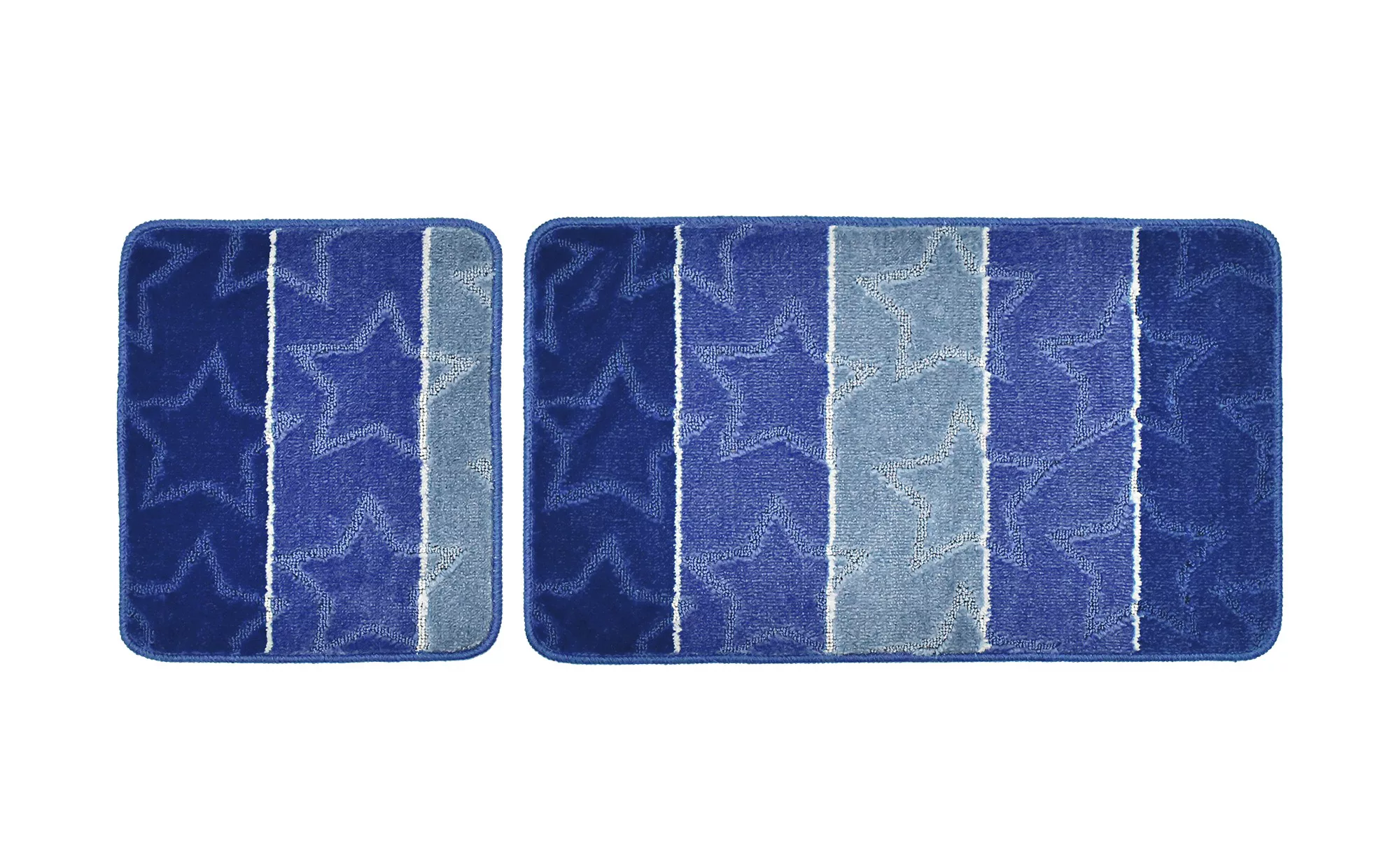 Badgarnitur, 2-teilig für Hänge-WC Star - blau - 100% Polypropylen - 50 cm günstig online kaufen