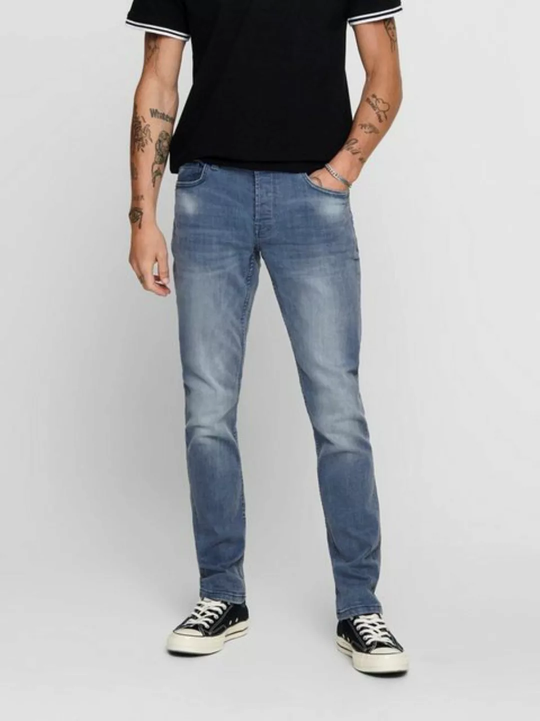 ONLY & SONS Slim-fit-Jeans Slim Fit Jeans Basic Hose Denim Pants ONSLOOM St günstig online kaufen