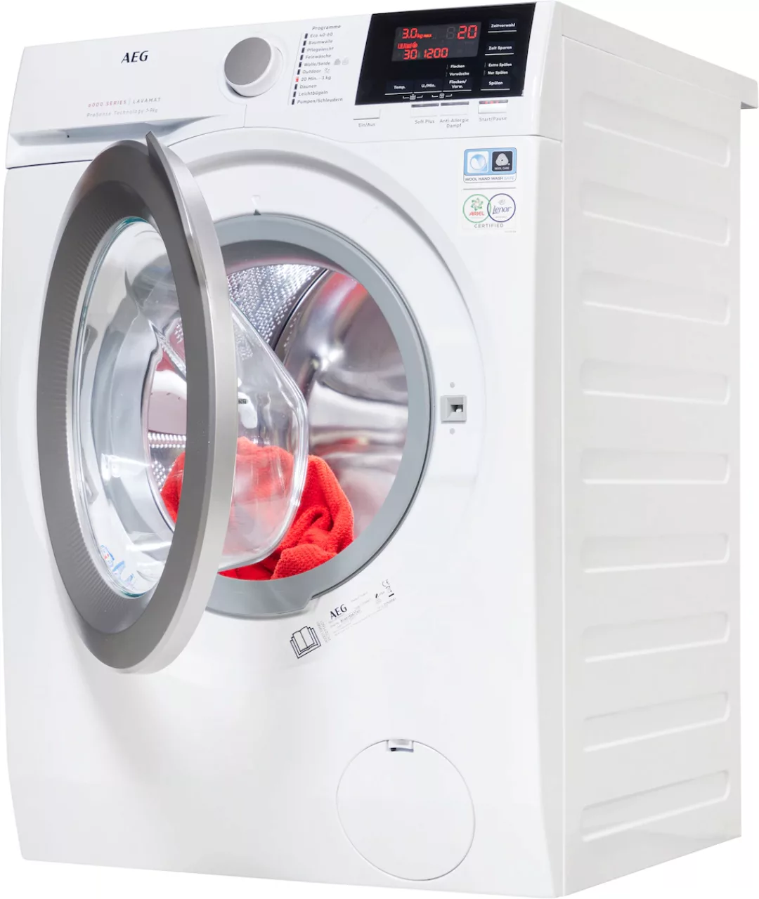 AEG Waschmaschine Serie 6000 »L6FB49VFL«, 9 kg, 1400 U/min, Hygiene-/ Anti- günstig online kaufen