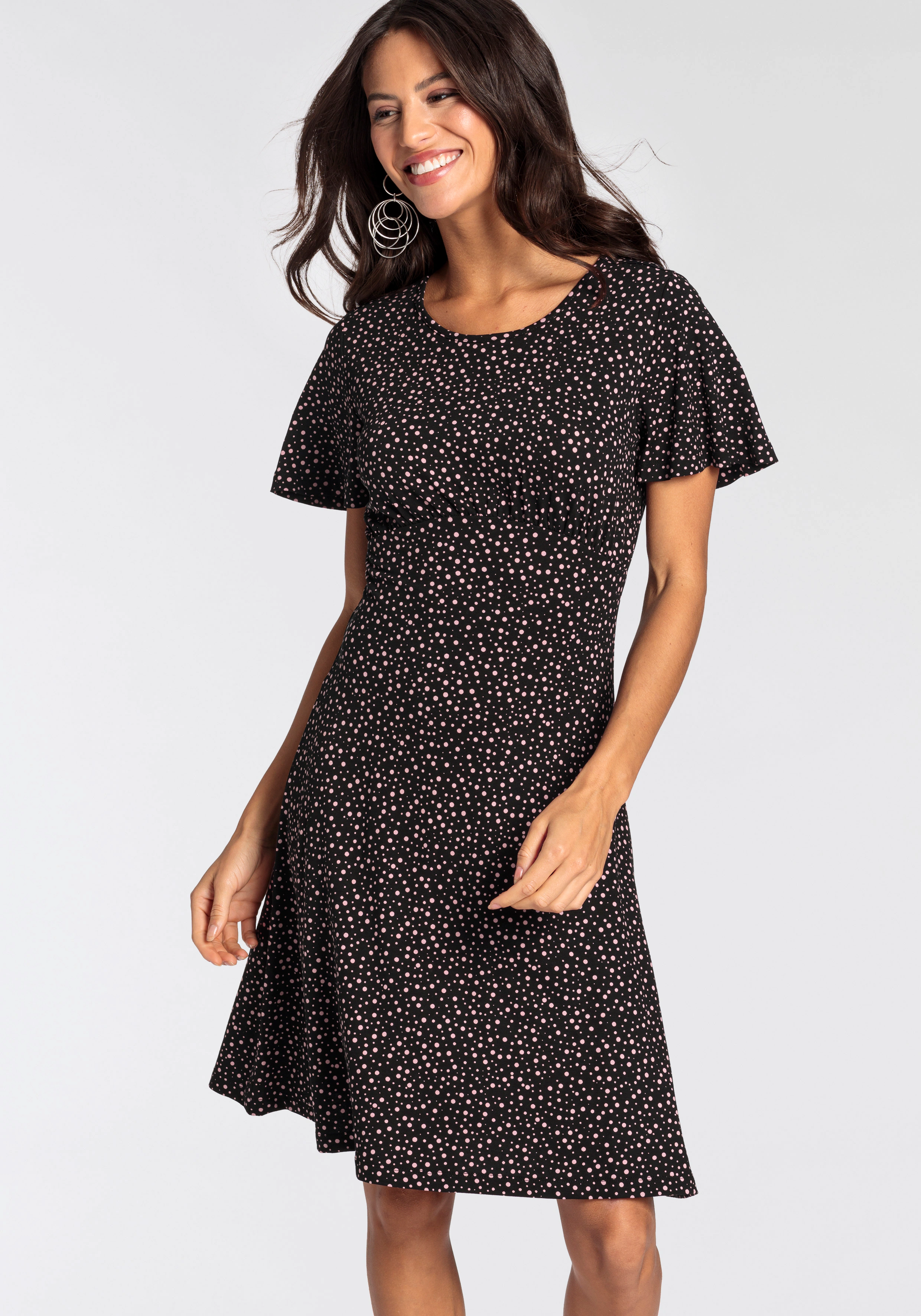 Laura Scott Sommerkleid, kurzes Kleid, femininer Look, aus Single-Jerseysto günstig online kaufen