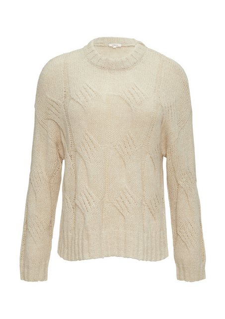 s.Oliver Strickpullover Oversized Strickpullover mit Ottoman-Struktur günstig online kaufen