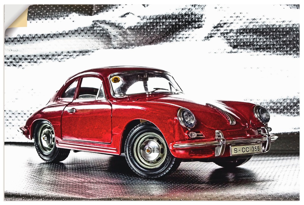 Artland Wandbild "Klassiker - Der Porsche 356", Auto, (1 St.), als Alubild, günstig online kaufen