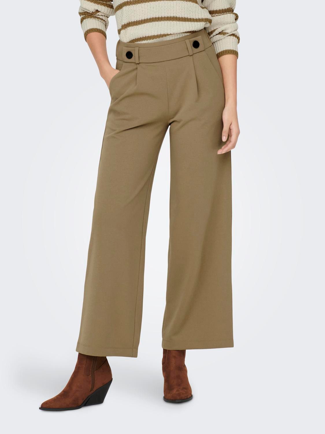 JDY Jerseyhose "JDYGEGGO NEW LONG PANT JRS NOOS", mit dekorativem Riegel vo günstig online kaufen