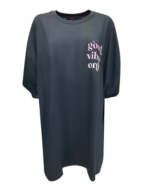 Worldclassca T-Shirt Worldclassca Oversized VIBES Print T-Shirt lang Tee So günstig online kaufen