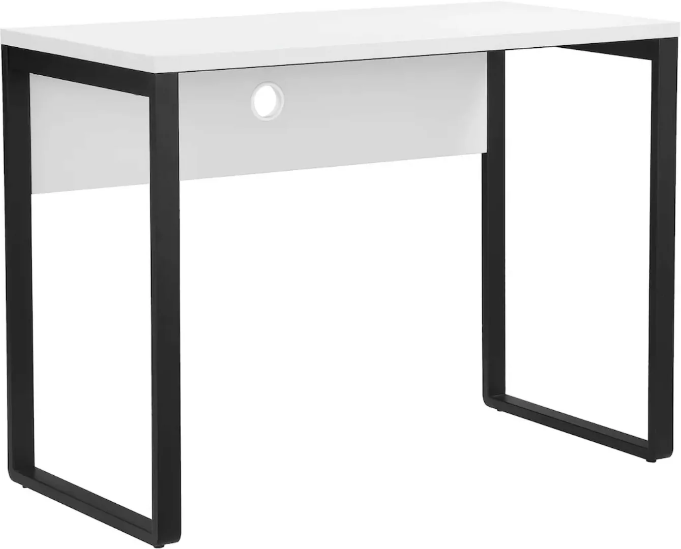 Places of Style Schreibtisch "Moid", Computertisch, Kabeldurchlass, Metallk günstig online kaufen